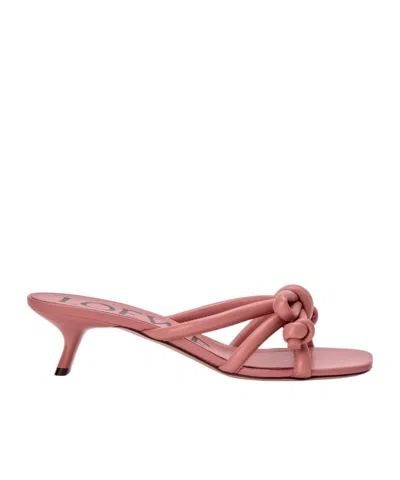 Loewe Open-toe High-heeled Sandals In Multi