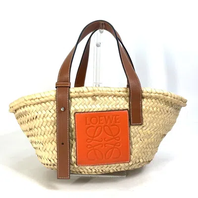 Pre-owned Loewe Orange Cloth Tote Bag ()