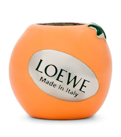 Loewe Orange Dice Charm