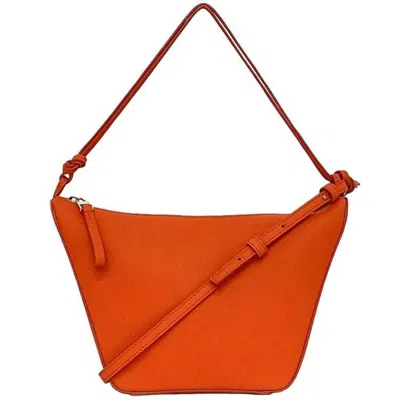 Pre-owned Loewe Orange Leather Handbag Shoulder Bag ()