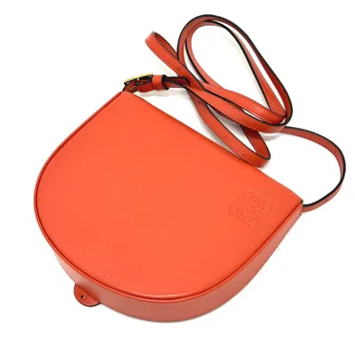 Pre-owned Loewe Orange Leather Shoulder Bag ()