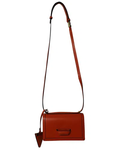 LOEWE LOEWE ORANGE LEATHER SMALL BARCELONA CROSSBODY (AUTHENTIC PRE-LOVED)