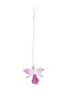 Loewe Orchid Charm Keyring In Metallic