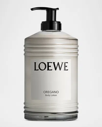 Loewe Oregano Body Lotion, 12 Oz. In Transparent