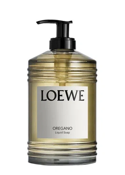 Loewe Oregano Liquid Soap 360ml, Liquid Soap, Aromatic Perfume Of A Mediterranean Herb Garden, Skin- In White