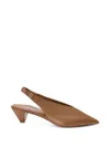 ORIGAMI CUBIC SLINGBACKS IN LAMBSKIN