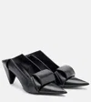 Loewe 70mm Origami Folded Leather Mule Pumps In Black