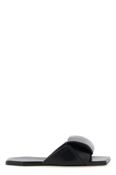 Loewe 'origami' Sandals In Black