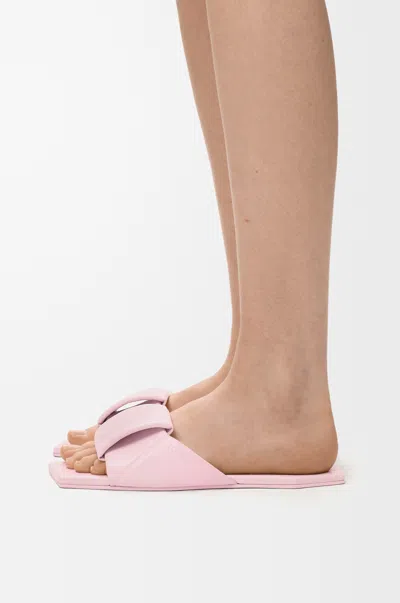 Loewe Origami Slide In Lambskin Size: 40 For Woman In Pink