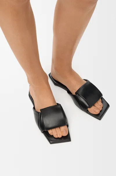 Loewe Origami Slide In Lambskin Size: 41 For Woman In Black
