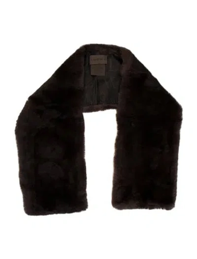 Pre-owned Loewe Orylag Scarf In Brown