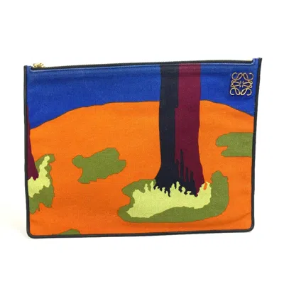 Pre-owned Loewe Other Cloth Clutch Bag ()