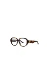 Loewe Brown Anagram Geometric Glasses In Brown