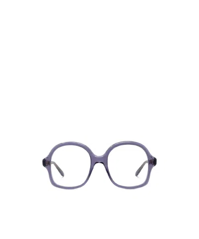 Loewe Oval Frame Glasses In Orange