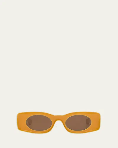 Loewe Oval Injection Plastic Sunglasses In Orange