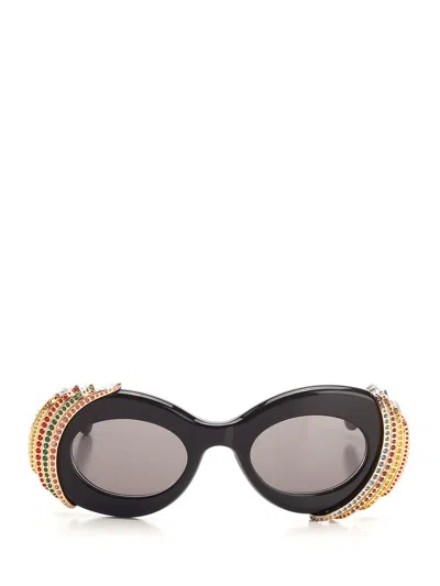 Loewe Oval Sun Glasses Black