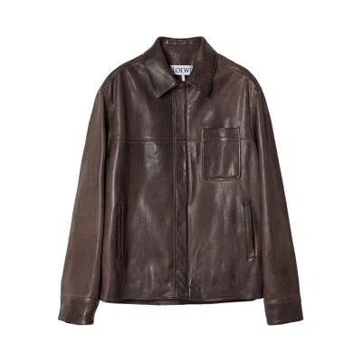Pre-owned Loewe Overshirt 'dark Brown' | Men's Size 52