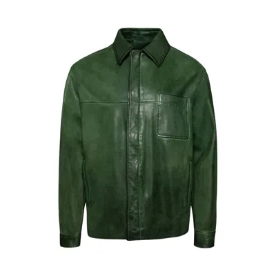Pre-owned Loewe Overshirt 'dark Green' | Men's Size 48