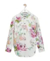 Loewe Floral-print Button-down Overshirt