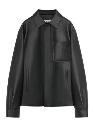 LOEWE OVERSHIRT IN NAPPA LAMBSKIN