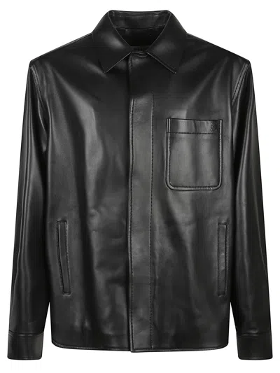 Loewe Overshirt Puffer Jacket In Black