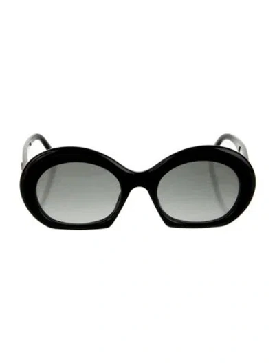Pre-owned Loewe Oversize Gradient Sunglasses In Black