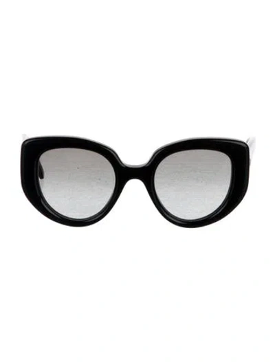 Pre-owned Loewe Oversize Gradient Sunglasses In Black