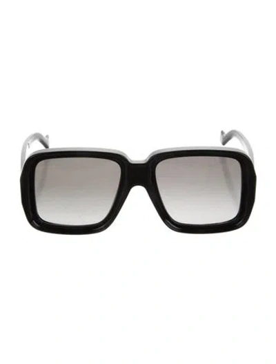 Pre-owned Loewe Oversize Gradient Sunglasses In Black