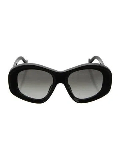 Pre-owned Loewe Oversize Gradient Sunglasses W/ Tags In Black