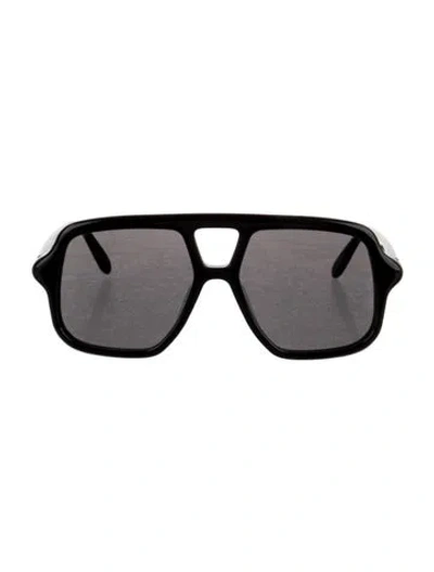 Pre-owned Loewe Oversize Tinted Sunglasses In Black
