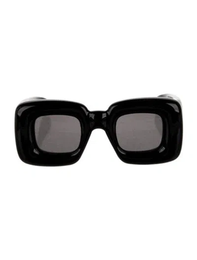 Pre-owned Loewe Oversize Tinted Sunglasses In Black
