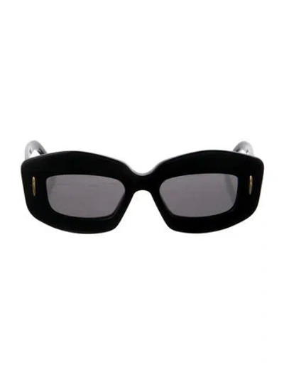 Pre-owned Loewe Oversize Tinted Sunglasses In Black