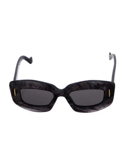 Pre-owned Loewe Oversize Tinted Sunglasses In Gray