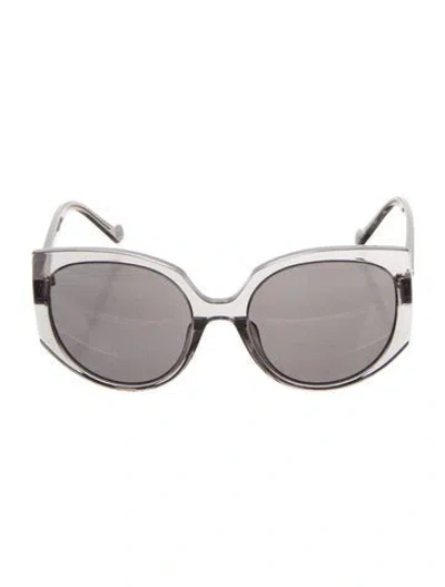 Pre-owned Loewe Oversize Tinted Sunglasses In Grey