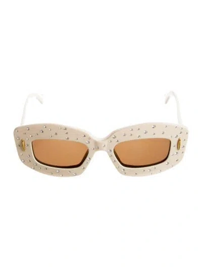Pre-owned Loewe Oversize Tinted Sunglasses In Neutral