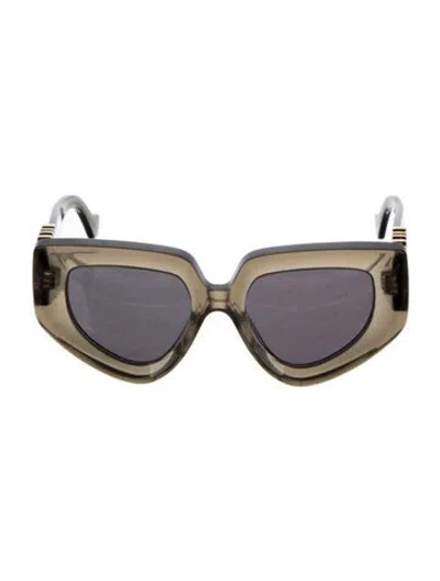 Pre-owned Loewe Oversize Tinted Sunglasses In Neutral