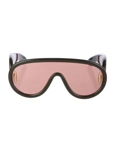Pre-owned Loewe Oversize Tinted Sunglasses In Neutrals