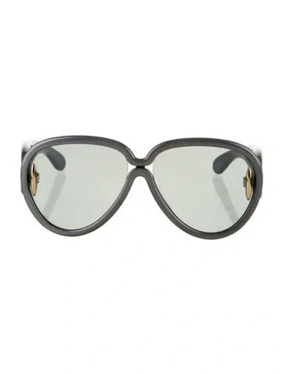 Pre-owned Loewe Oversize Tinted Sunglasses W/ Tags In Gray