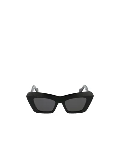 Loewe Oversized Cat-eye Frame Sunglasses In Black