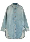 Loewe Oversized Shirt In Washed Denim