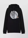 Loewe X Suna Fujita Rabbit Moon Hoodie In Black