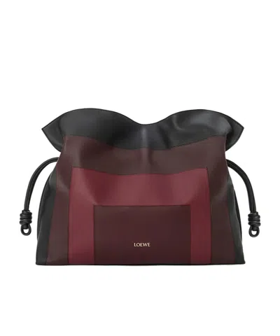 Loewe Oversized Nappa Flamenco Shoulder Bag In Multi