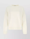 LOEWE OVERSIZED RIBBED KNIT SWEATER WITH CREW NECK