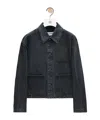 Loewe Workwear Jacket In Black
