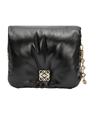 LOEWE LOEWE GOYA PUFFER CHAINED SHOULDER BAG