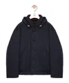 Loewe Padded Jacket In Technical Cotton In Blue