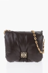 LOEWE PADDED SOFT LEATHER GOYA BAG WITH CHAIN SHOULDER STRAP