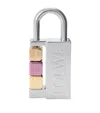 Loewe Padlock Charm In Silver