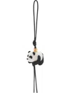 Loewe Panda Felt Charm In Black