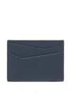 Loewe Men Puzzle Edge Leather Card Case In Blue